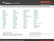 Tablet Screenshot of homeconnections.com